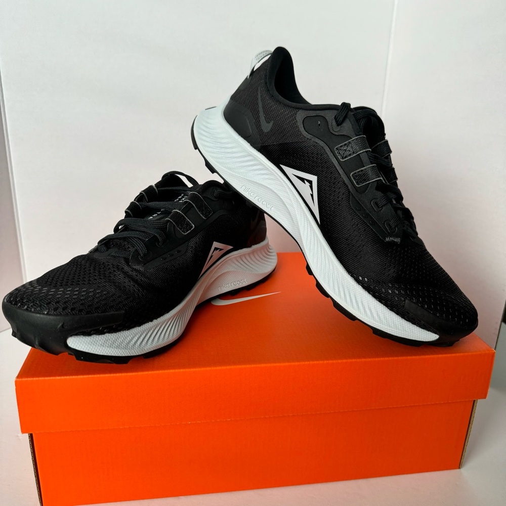 Nike Pegasus Trail DA8697-001 Mens Running Shoes (Black/Pure Platinum)
